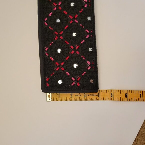 Traditional Hand Crafted Mirror Work Wallet - Picture 5 of 6